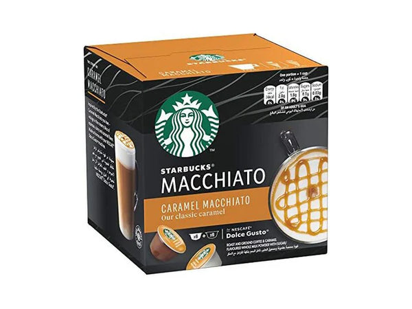 Starbucks Macchiato Caramel Dolce Gusto Coffee Capsules