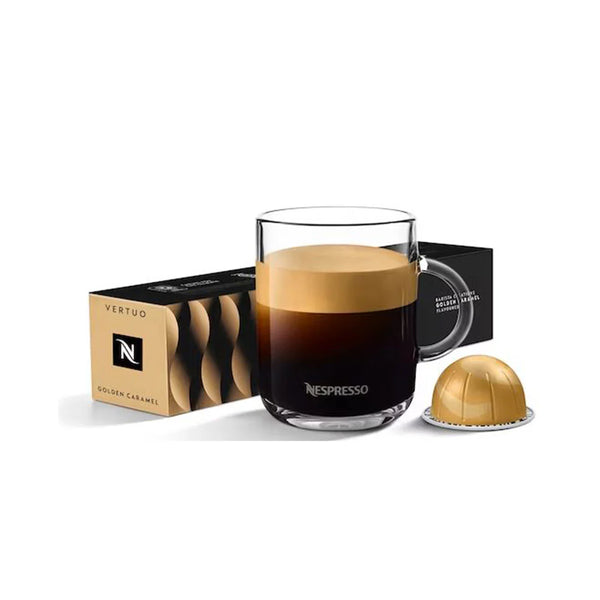 Nespresso Golden Caramel Vertuo Capsules - 10 Capsules