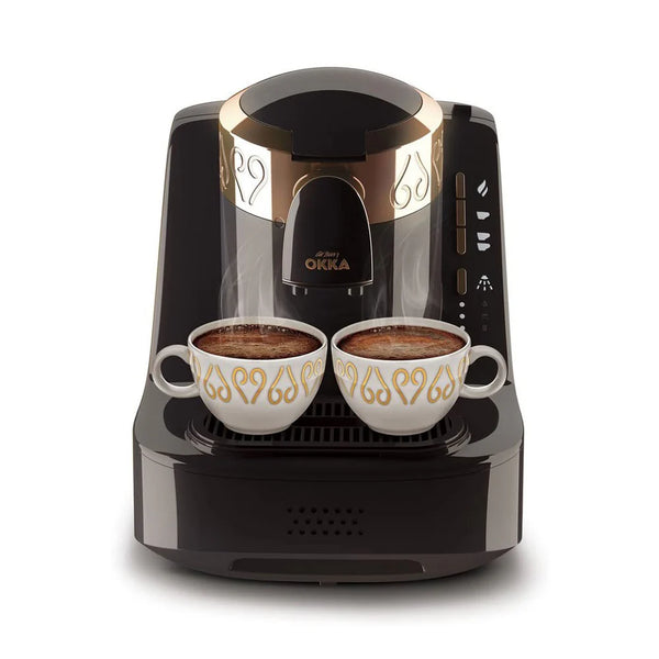 OKKA ARZUM - TURKISH COFFEE MACHINE - AUTOMATIC OK001 - BLACK/COPPER