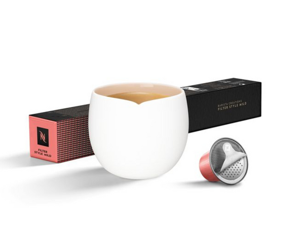 Nespresso Filter style mild coffee capsules - 10 capsules