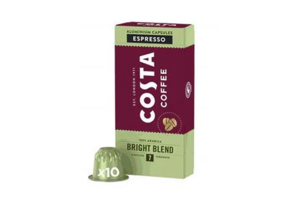 Costa Bright Blend - Coffee Capsules - 10 capsules