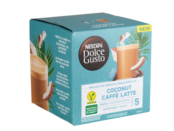 Nescafe Coconut caffe latte Gusto Coffee Capsules