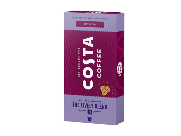 Costa lively Blend - Coffee Capsules - 10 capsules