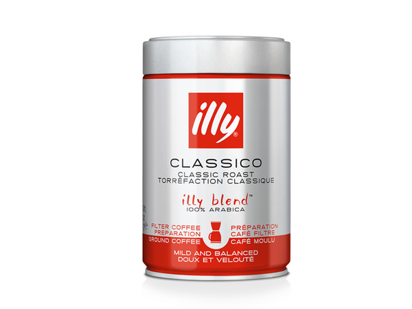 illy Classico filter coffee preparation- Ground coffee 250gm