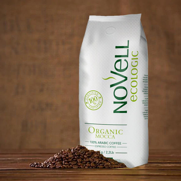 NOVELL GOURMET MOCCA ORGANIC COFFEE BEANS - Qahwa & more